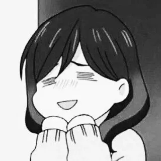 🎱 Chica anime, Feliz, Lindo/a, Manga, Alegre telegram sticker