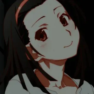 🎭 Anime, Manga, Dziewczyna, Postać, Portret telegram sticker