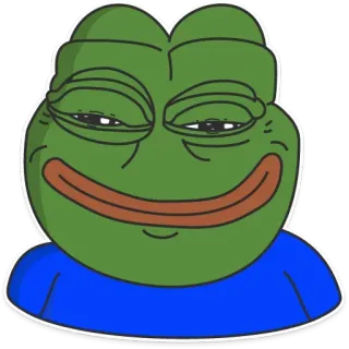 😋 Pepe the Frog 페페, 개구리, 밈, 인터넷, 슬픈개구리, 표정 whatsapp sticker