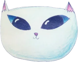 😎 gato, gatito, animal, lindo, mascota, dibujo telegram sticker