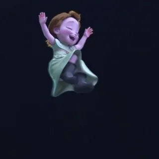 😆 Anna Frozen cartoon, baby, child, animation, disney, anna telegram sticker