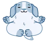 Пёс Полтос от @TgSticker telegram stickers