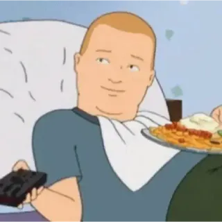 🍕 Bobby Hill King of the Hill Desenho animado, Personagem, Comida, TV, King of the Hill, Bobby Hill whatsapp sticker