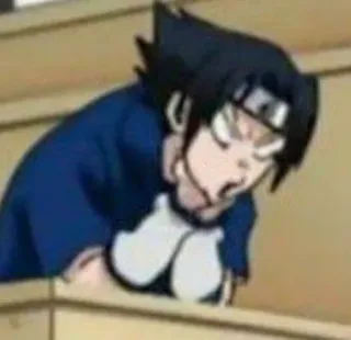 😎 Sasuke Uchiha Naruto Аниме, Саске, Наруто, Смешные, Мем telegram sticker