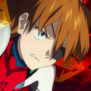 🥢 Asuka Langley Sohryu Neon Genesis Evangelion anime, character, eva, asukalangley, asukalangleysohryu telegram sticker
