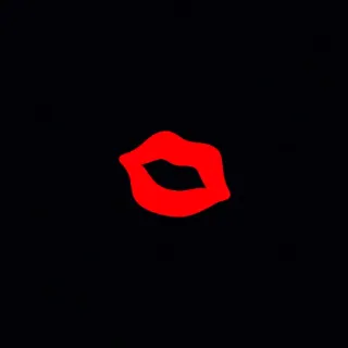 💋 lippen, kus, mond, rood, liefde, romantisch telegram sticker
