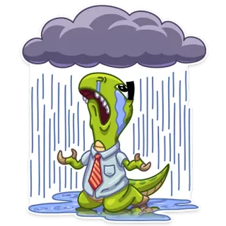 Mr. T Rex telegram stickers