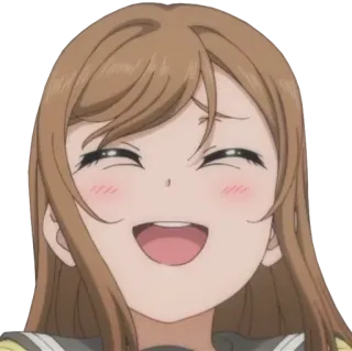 🤤 anime, cartoon, smile, happy, cute, manga, animation, girl telegram sticker