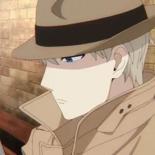🤠 Loid Forger Spy × Family Anime, Espion, Homme, Chapeau, Dessin animé telegram sticker