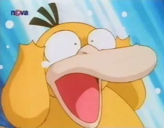 😱 Psyduck Pokemon Psyduck, Pokémon, Cartoon, Anime, Geel telegram sticker