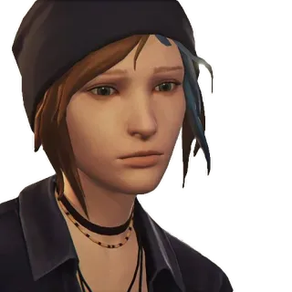 😞 Chloe Price Life is Strange chloe, life is strange, videogioco, triste, emo telegram sticker