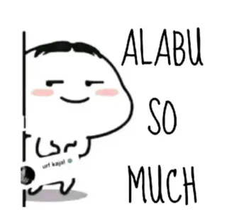 😌 ALABU
SO
MUCH amour, affection, mignon, adorable, salutation telegram sticker
