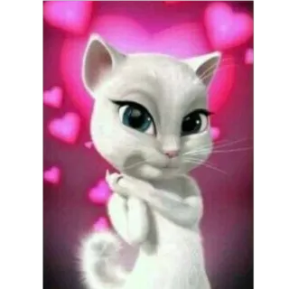 🫥 Angela Talking Tom and Friends whatsapp sticker