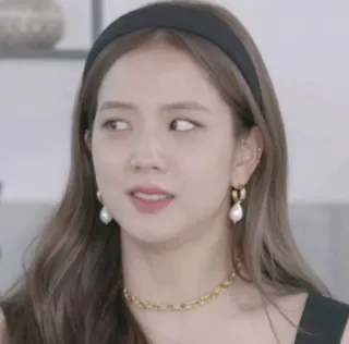 😒 Jisoo wanita, korea, selebriti, Blackpink, penyanyi, aktris, potret whatsapp sticker