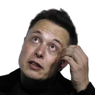 🤔 Elon Musk Elon Musk, empresário, tecnologia, empreendedor telegram sticker