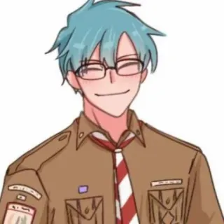 ❤️‍🔥 อนิเมะ, ภาพประกอบ, ตัวละคร, ลูกเสือ telegram sticker
