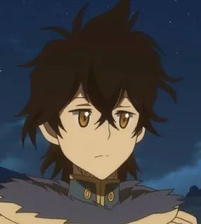 🌟 Yuno Black Clover Аниме, Персонаж, Манга, Юно, Чёрный клевер telegram sticker