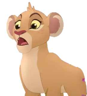 😯 Kiara The Lion Guard Kiara, lion, animal, dessin animé, la garde du roi lion telegram sticker