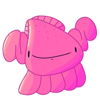 🤷‍♂ fofo, rosa, mancha, desenho animado, caprichoso, personagem telegram sticker