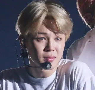 😭 Jimin Jimin, BTS, kpop, singer, idol, cry telegram sticker