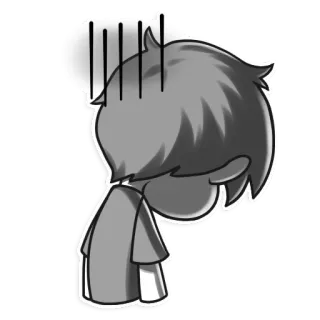 😨 triste, arrabbiato, avvilito, disperato, depresso, tristezza, afflitto telegram sticker