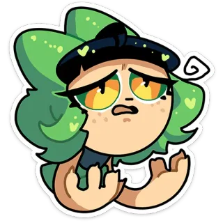 ⭐ dessin animé, personnage, autocollant, illustration, art telegram sticker
