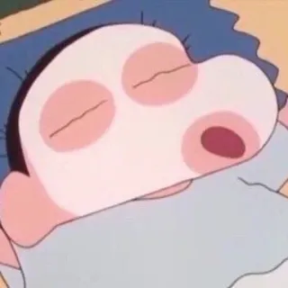 🌱 Shin-chan Crayon Shin-chan Anime, Cartoni animati, Dormire, Bambino, Shin-chan whatsapp sticker
