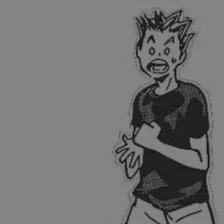 🦉 Bokuto Koutarou Haikyu!! Anime, Haikyuu, Manga, Bokuto, Geschrokken, Bang telegram sticker