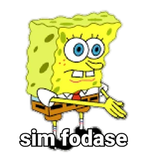 👍 Spongebob Spongebob Squarepants sim fodase cartoon, spongebob, offensive telegram sticker