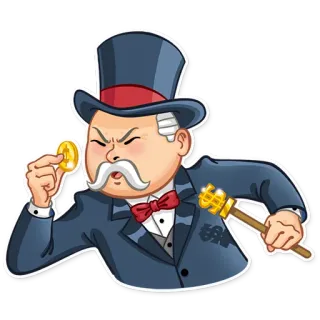 Monopoly telegram stickers