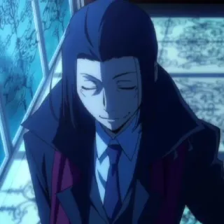 🔪 Fyodor Dostoevsky Bungou Stray Dogs Anime, Karakter, Bungo Stray Dogs, Fyodor Dostoevsky telegram sticker