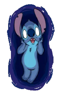 😱 Stitch stitch, disney, dessin animé, mignon, alien whatsapp sticker