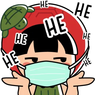 Ang Ku Kueh Girl - Fighting whatsapp stickers
