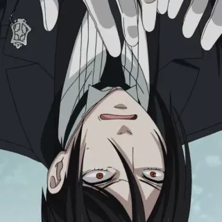 😐 Sebastian Michaelis Black Butler Anime, Sebastian Michaelis, Black Butler, Manga, Demone telegram sticker