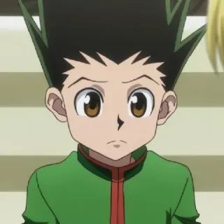 🤔 Gon Freecss Hunter x Hunter anime, gon freecss, hunter x hunter, shonen telegram sticker