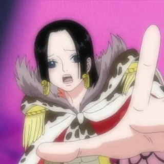 🏴‍☠️ Boa Hancock One Piece Boa Hancock, One Piece, anime, manga, character, female whatsapp sticker