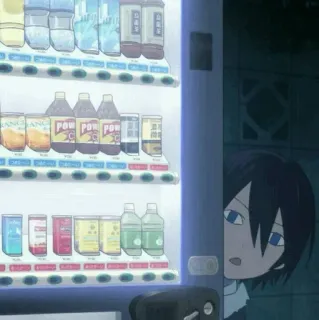 💎 Yato Noragami Anime, Yato, Noragami, Getränkeautomat telegram sticker