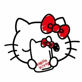 🍓 Hello Kitty hello kitty, кот, мультфильм, милый, каваий, персонаж telegram sticker