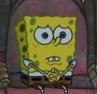 😔 Spongebob Squarepants spongebob, kartun, squarepants, nickelodeon, sedih whatsapp sticker