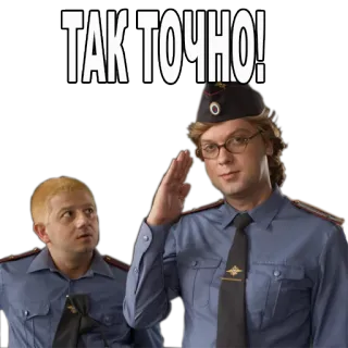 👌 ТАК ТОЧНО! police, russe, militaire, salut, officier telegram sticker