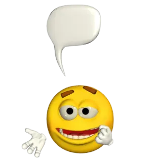 💬 Emoji, Espressione, Fumetto, Emoticon, Illustrazione, Sticker whatsapp sticker