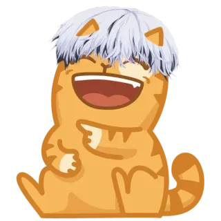 😃 고양이, 애니메이션, 스티커, 밈, 귀여운 telegram sticker