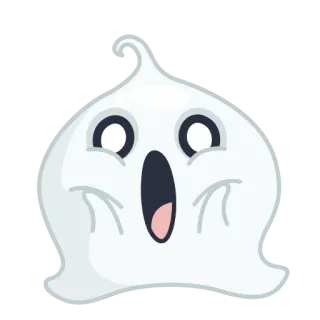 😱 幽灵, 可怕, 可爱, 卡通, 万圣节, 怪物 telegram sticker