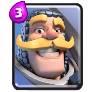 🗡 Knight Clash Royale 기사, 클래시 로얄, 카드, 캐릭터, 게임 telegram sticker