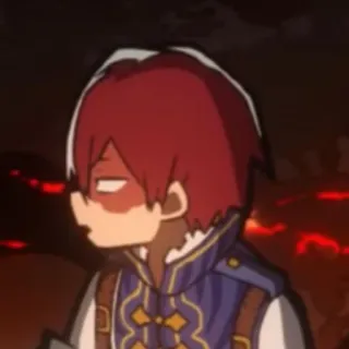 ❄️ Shoto Todoroki My Hero Academia Anime, Postać, Todoroki, My Hero Academia telegram sticker