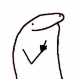 🖕 stick figure, middle finger, offensive, insulting, rude whatsapp sticker