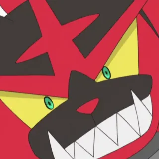 😡 Incineroar Pokemon pokemon, incineroar, fire, fighting, anime, monster, character, cartoon telegram sticker