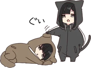 Yurudara-chan.2.5 • @punipuni_stickers telegram stickers