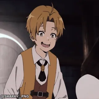 😏 Rudeus Greyrat Mushoku Tensei: Jobless Reincarnation @SHARKY_PNG telegram sticker