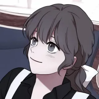 🪜 wanita, anime, gadis, manga, potret, kartun telegram sticker